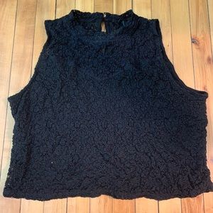 Crop Top ( Black)